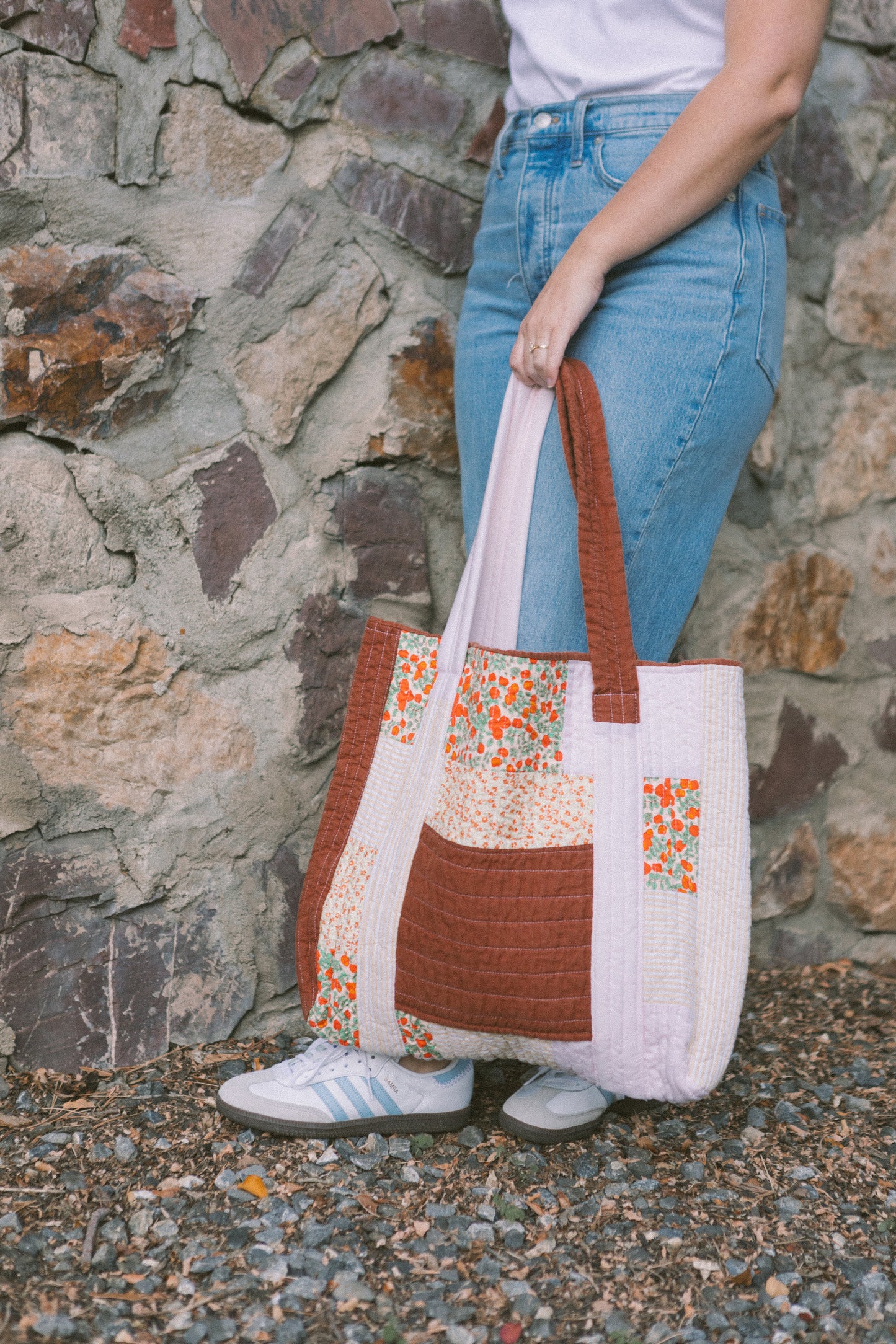 Marisa Patchwork Tote - Harvest