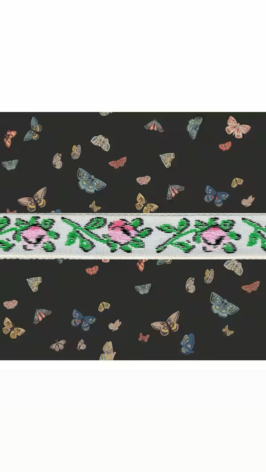 Boren Bows set of 2 (pink flower)