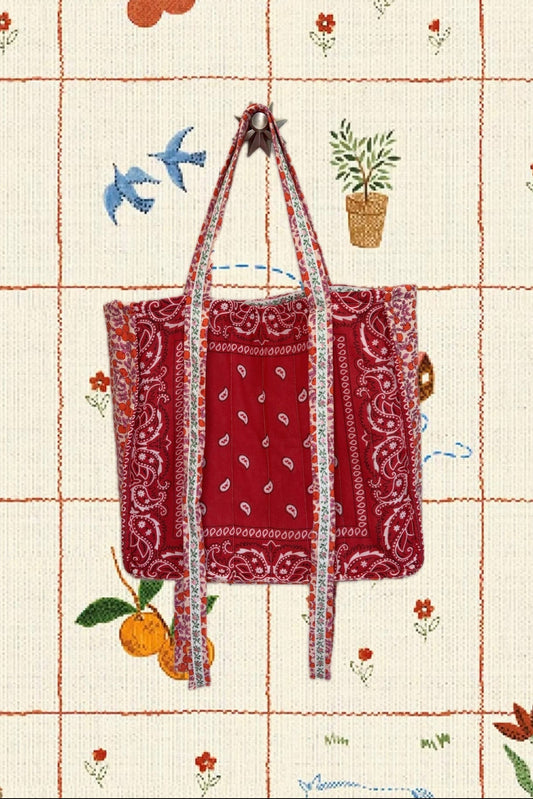 Boren Bandana Bag (CHERRY)