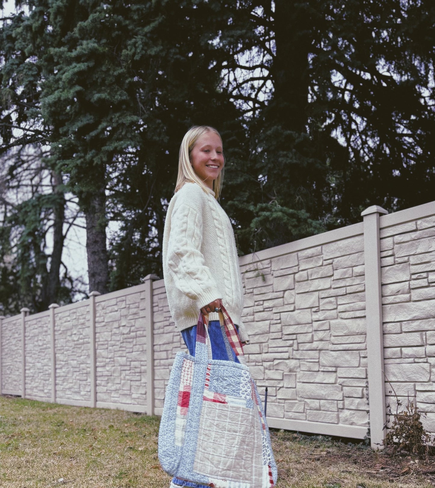 Marisa Patchwork Tote - Americana