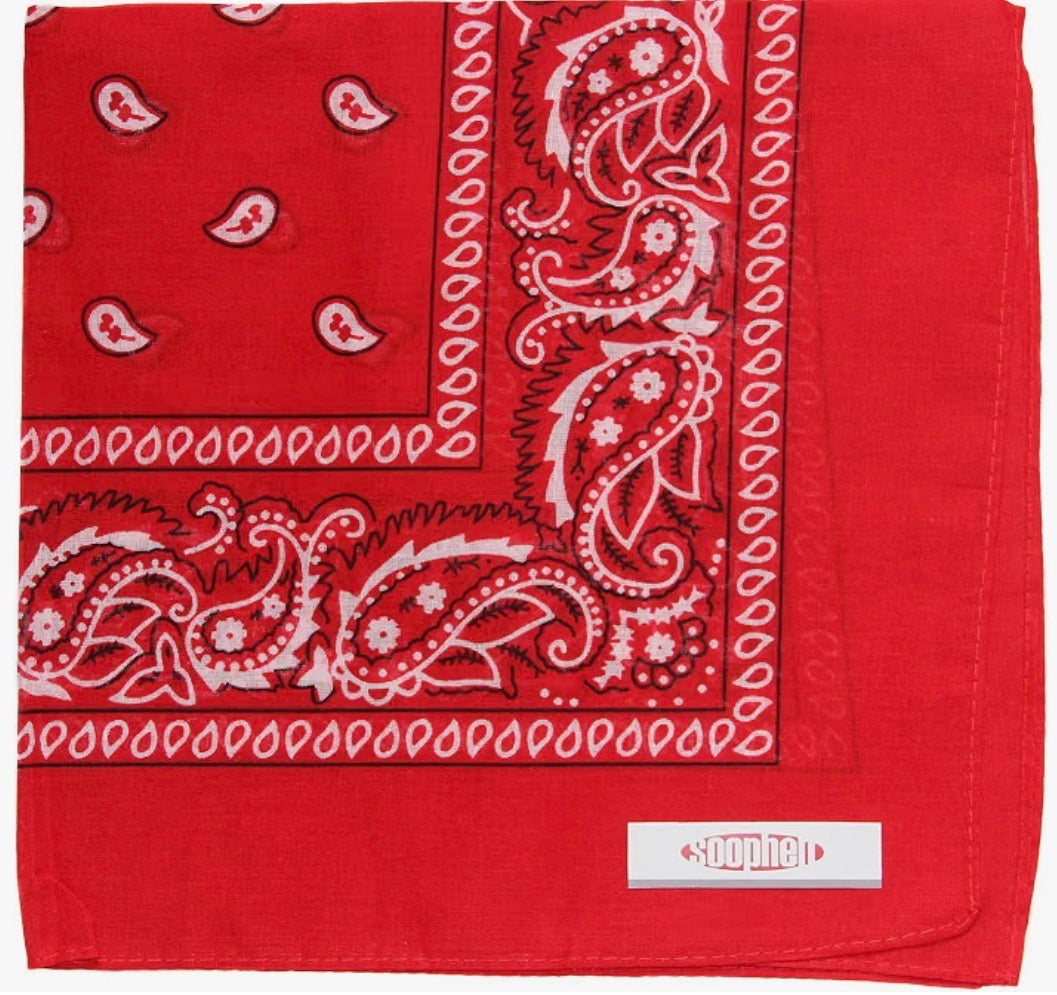 Boren Bandana Bag (CHERRY)